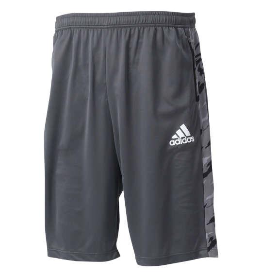 大きいサイズ メンズ adidas カモフラ柄 ハーフパンツ グレーカモ × グレーシックス 1274-2261-1 3XO 4XO 5XO 6XO 7XO 8XO