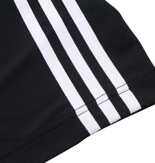 大きいサイズ メンズ adidas 半袖 ポロシャツ ブラック 1278-2282-2 3XO 4XO 5XO 6XO 7XO 8XO