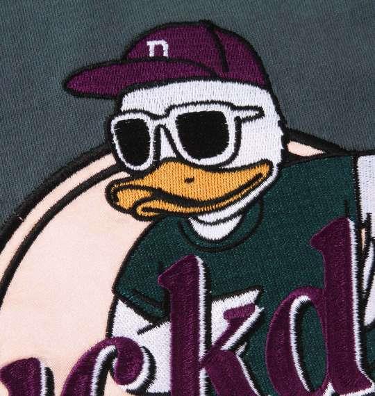 大きいサイズ メンズ b-one-soul DUCK DUDE ハードダック 半袖 Tシャツ フォレストグリーン 1258-2297-2 3L 4L 5L 6L