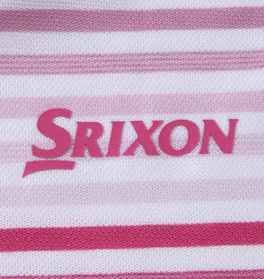 大きいサイズ メンズ SRIXON 21マスターズ優勝モデル 半袖 シャツ ピンク × ホワイト 1278-2220-3 3L 4L 5L 6L