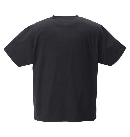 大きいサイズ メンズ UMBRO コットンライク 半袖 Tシャツ ブラック 1278-2240-2 3L 4L 5L 6L