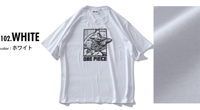 大きいサイズ メンズ ONE PIECE ワンピース 半袖 プリント Tシャツ ゾロ kkr13265