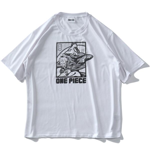 大きいサイズ メンズ ONE PIECE ワンピース 半袖 プリント Tシャツ ゾロ kkr13265