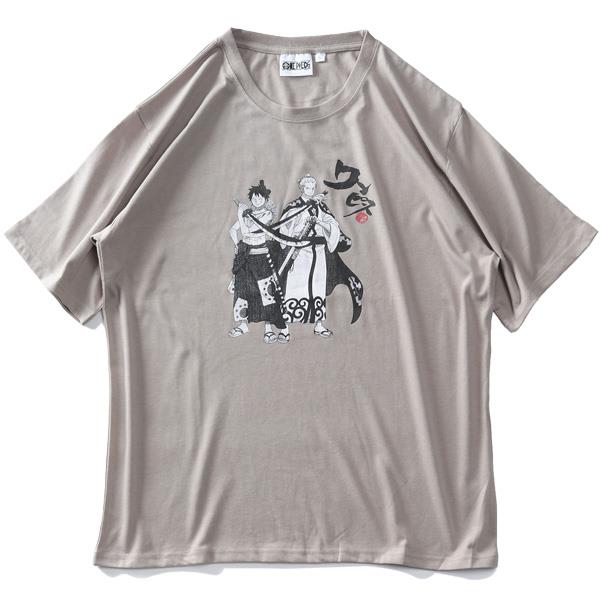 大きいサイズ メンズ ONE PIECE ワンピース 半袖 プリント Tシャツ kkr13266