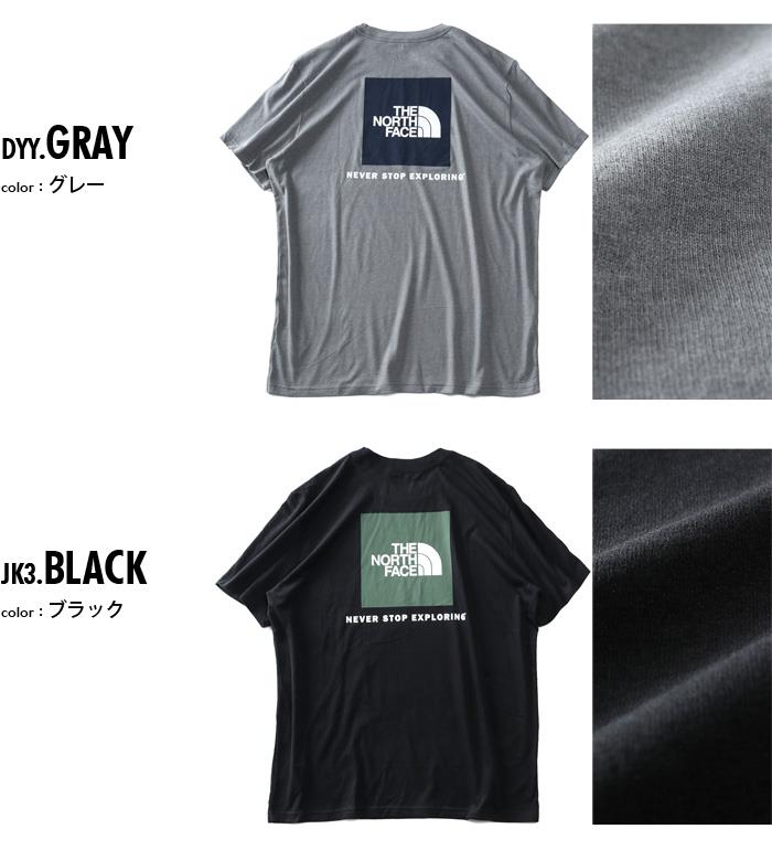 大きいサイズ メンズ THE NORTH FACE ノースフェイス 半袖 プリント Tシャツ SS BOX NSE TEE USA直輸入 nf0a4763