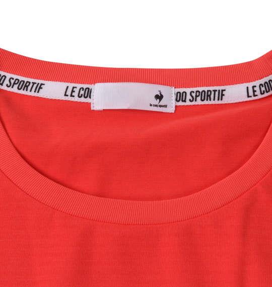 大きいサイズ メンズ LE COQ SPORTIF サンスクリーン 半袖 Tシャツ リビングコーラル 1278-2231-1 3L 4L 5L 6L