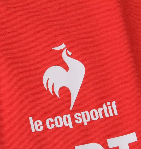 大きいサイズ メンズ LE COQ SPORTIF サンスクリーン 半袖 Tシャツ リビングコーラル 1278-2231-1 3L 4L 5L 6L