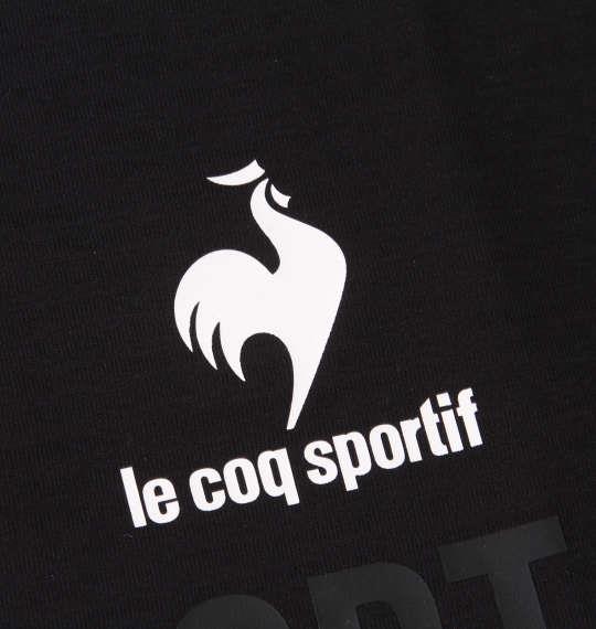 大きいサイズ メンズ LE COQ SPORTIF サンスクリーン 半袖 Tシャツ ブラック 1278-2231-2 3L 4L 5L 6L