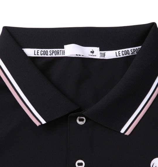 大きいサイズ メンズ LE COQ SPORTIF サンスクリーン ヘランカ 半袖 ポロシャツ ブラック 1278-2232-2 3L 4L 5L 6L