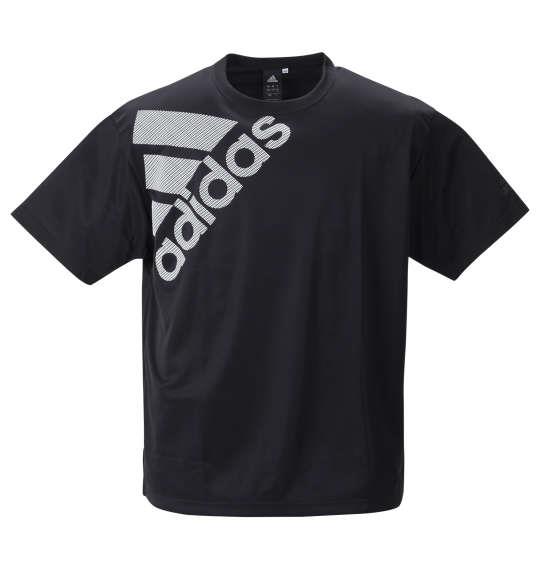 大きいサイズ メンズ adidas BOSドット 半袖 Tシャツ ブラック 1278-2280-2 3XO 4XO 5XO 6XO 7XO 8XO