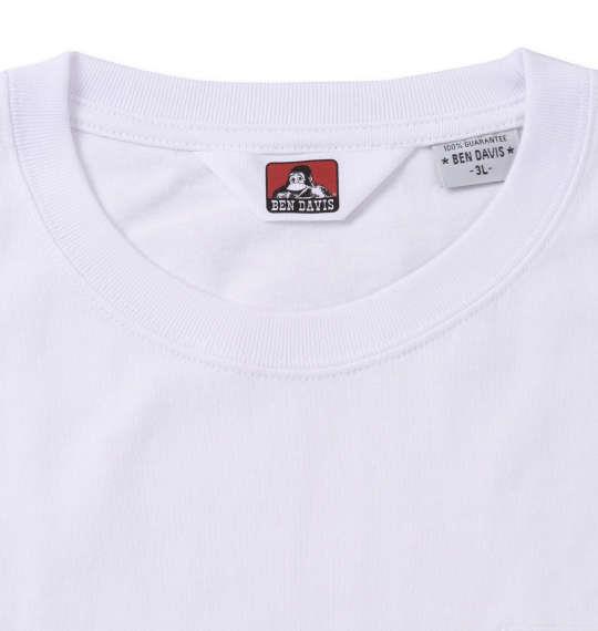 大きいサイズ メンズ BEN DAVIS BEN'Sポケット 半袖 Tシャツ ホワイト 1278-2235-1 3L 4L 5L 6L