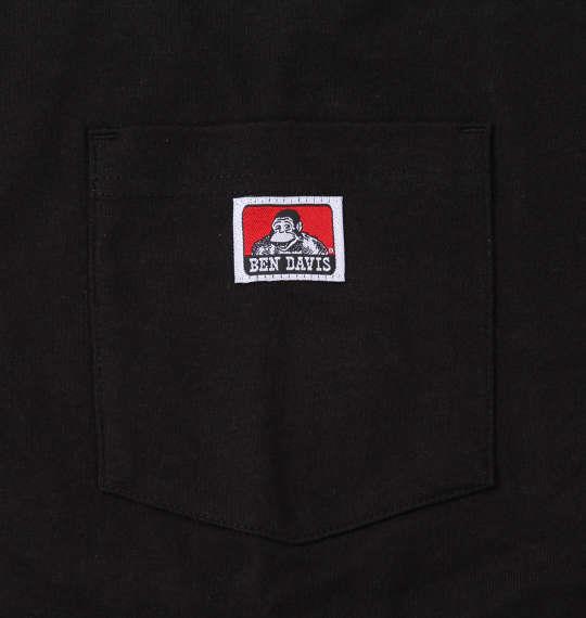 大きいサイズ メンズ BEN DAVIS BEN'Sポケット 半袖 Tシャツ ブラック 1278-2235-2 3L 4L 5L 6L