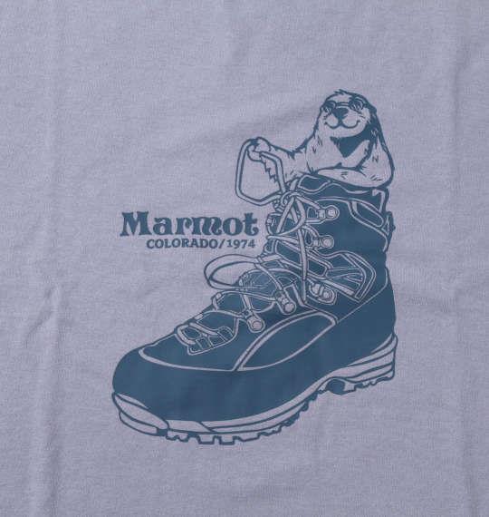 大きいサイズ メンズ Marmot ブーツイン 半袖 Tシャツ グッドグレー 1278-2265-1 3L 4L 5L 6L