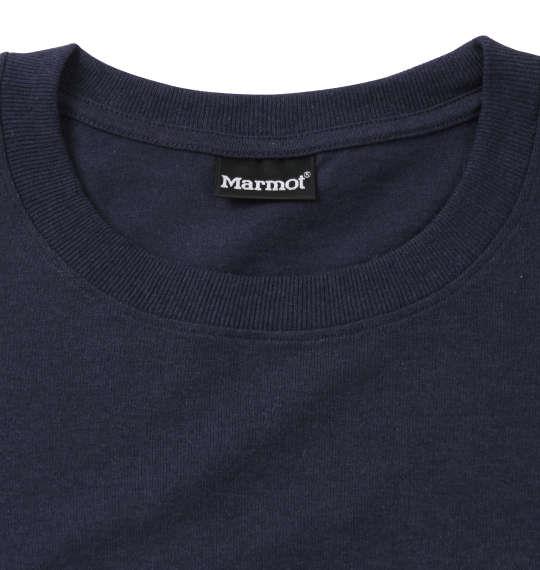 大きいサイズ メンズ Marmot ブーツイン 半袖 Tシャツ クラッシックネイビー 1278-2265-2 3L 4L 5L 6L