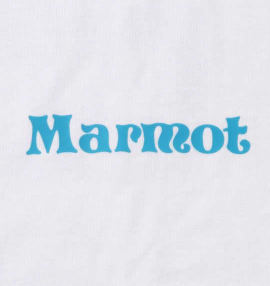 大きいサイズ メンズ Marmot バックスクエアロゴ 半袖 Tシャツ ファーストホワイト 1278-2266-1 3L 4L 5L 6L