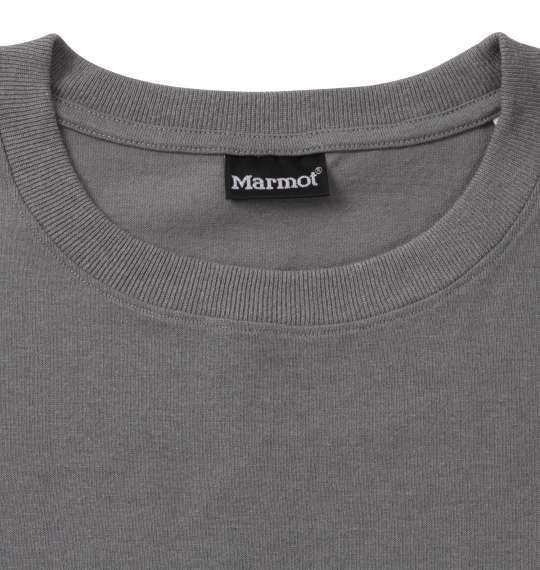 大きいサイズ メンズ Marmot バックスクエアロゴ 半袖 Tシャツ フォリッジグリーン 1278-2266-3 3L 4L 5L 6L