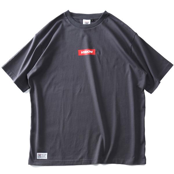 【stbr】大きいサイズ メンズ VISION STREET WEAR プリント 半袖 Tシャツ 2505702