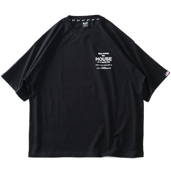 【stbr】大きいサイズ メンズ LARKiNS ラーキンス プリント 半袖 Tシャツ ワイドシルエット l2009-362