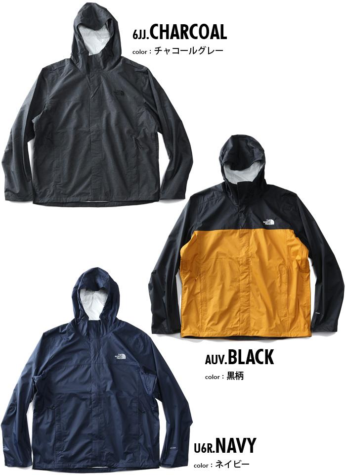 大きいサイズ メンズ THE NORTH FACE ノースフェイス フルジップ フーデッド ナイロン ジャケット M VENTURE 2 JACKET USA直輸入 nf0a2vd3