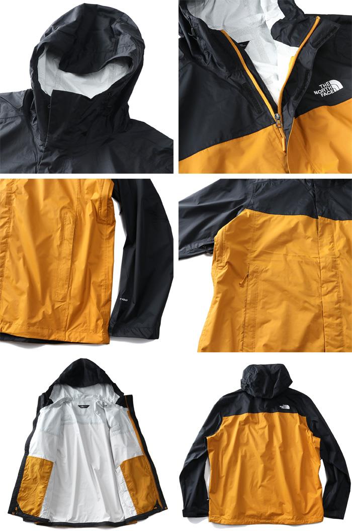 大きいサイズ メンズ THE NORTH FACE ノースフェイス フルジップ フーデッド ナイロン ジャケット M VENTURE 2 JACKET USA直輸入 nf0a2vd3