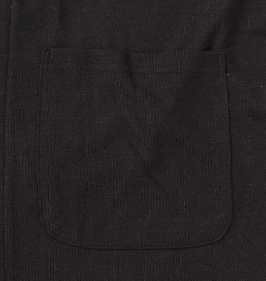 大きいサイズ メンズ launching pad 五分袖 コーディガン + 半袖 Tシャツ ブラック × ブラック 1258-2265-2 3L 4L 5L 6L