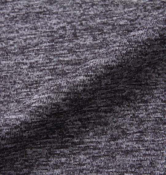 大きいサイズ メンズ VOLCANIC カチオン天竺切替 半袖 Tシャツ + ハーフパンツ グレー杢 1258-2275-1 3L 4L 5L 6L