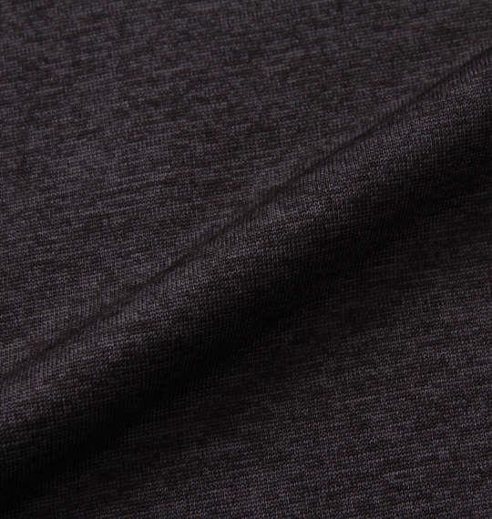 大きいサイズ メンズ VOLCANIC カチオン天竺切替 半袖 Tシャツ + ハーフパンツ ブラック杢 1258-2275-2 3L 4L 5L 6L
