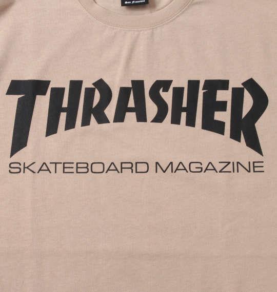 大きいサイズ メンズ THRASHER 半袖 Tシャツ サンドカーキ 1278-2290-1 3L 4L 5L 6L 8L