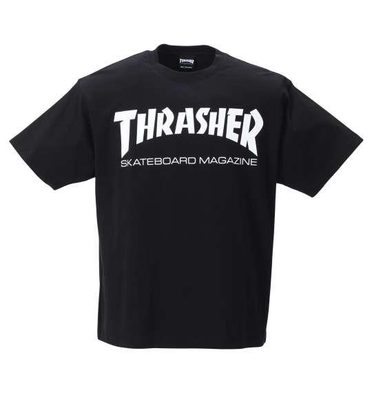 大きいサイズ メンズ THRASHER 半袖 Tシャツ ブラック 1278-2290-2 3L 4L 5L 6L 8L