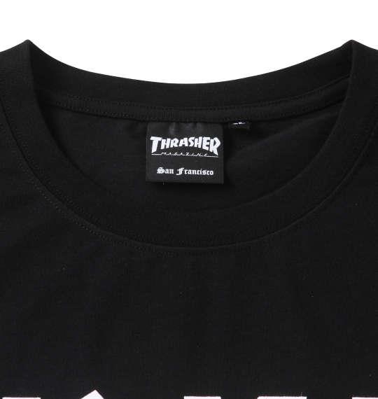 大きいサイズ メンズ THRASHER 半袖 Tシャツ ブラック 1278-2290-2 3L 4L 5L 6L 8L