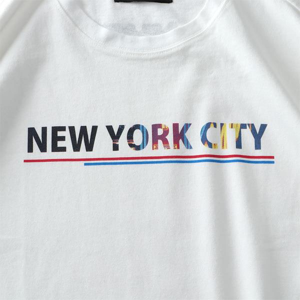 【PD0518】【stbr】大きいサイズ メンズ NYC プリント 半袖 Tシャツ ビッグシルエット ゆったりサイズ nyc-t220227