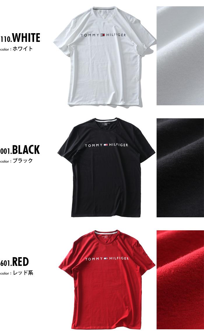 大きいサイズ メンズ TOMMY HILFIGER トミーヒルフィガー ロゴ プリント 半袖 Tシャツ USA直輸入 78j4189