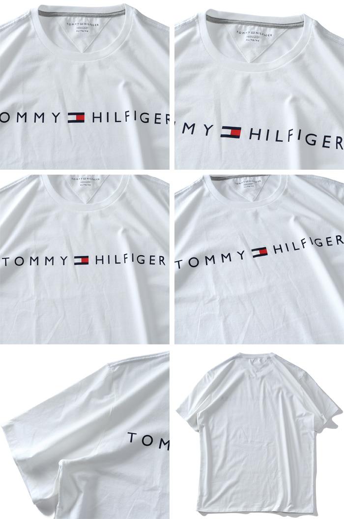 大きいサイズ メンズ TOMMY HILFIGER トミーヒルフィガー ロゴ プリント 半袖 Tシャツ USA直輸入 78j4189