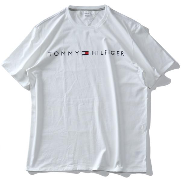 大きいサイズ メンズ TOMMY HILFIGER トミーヒルフィガー ロゴ プリント 半袖 Tシャツ USA直輸入 78j4189