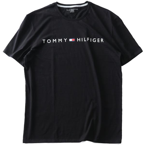 大きいサイズ メンズ TOMMY HILFIGER トミーヒルフィガー ロゴ プリント 半袖 Tシャツ USA直輸入 78j4189