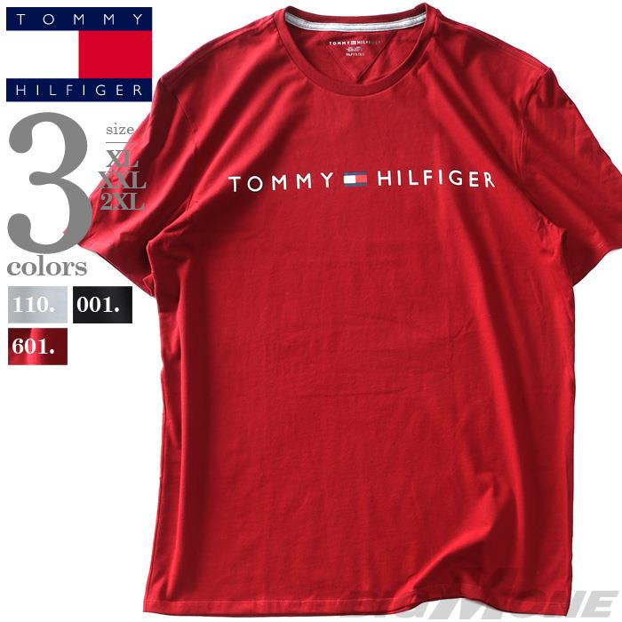 大きいサイズ メンズ TOMMY HILFIGER トミーヒルフィガー ロゴ プリント 半袖 Tシャツ USA直輸入 78j4189