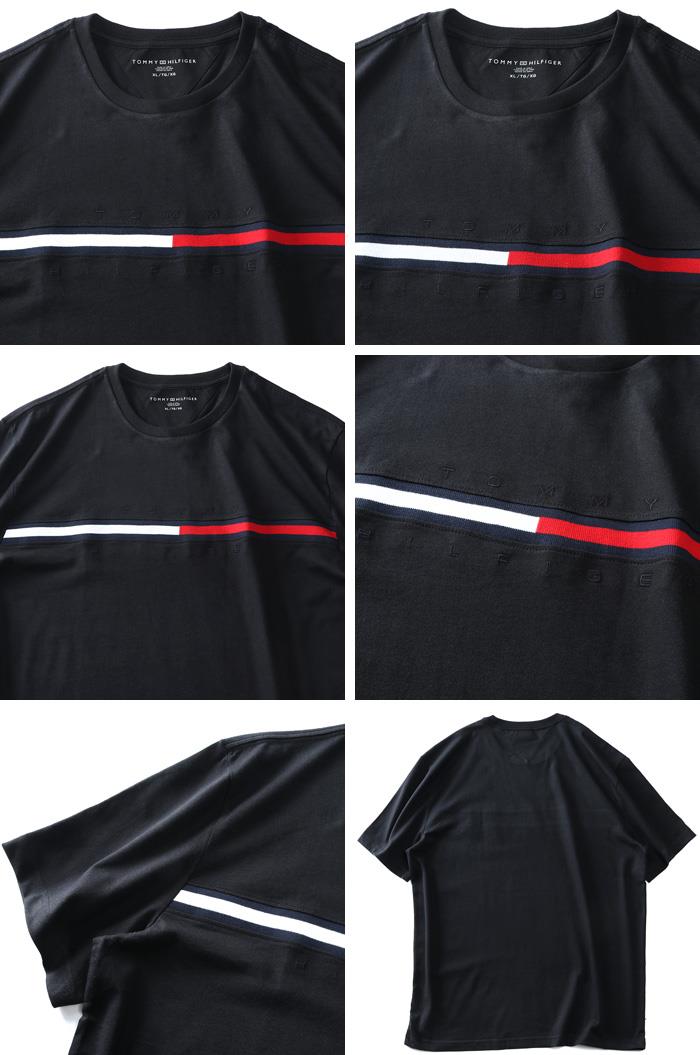 大きいサイズ メンズ TOMMY HILFIGER トミーヒルフィガー ロゴ 半袖 Tシャツ USA直輸入 7849807