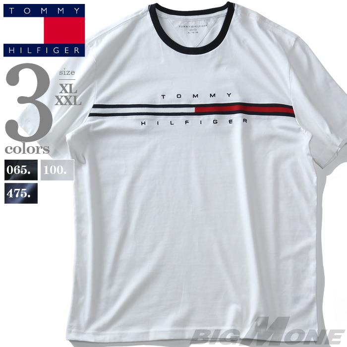 大きいサイズ メンズ TOMMY HILFIGER トミーヒルフィガー ロゴ 半袖 Tシャツ USA直輸入 7849807