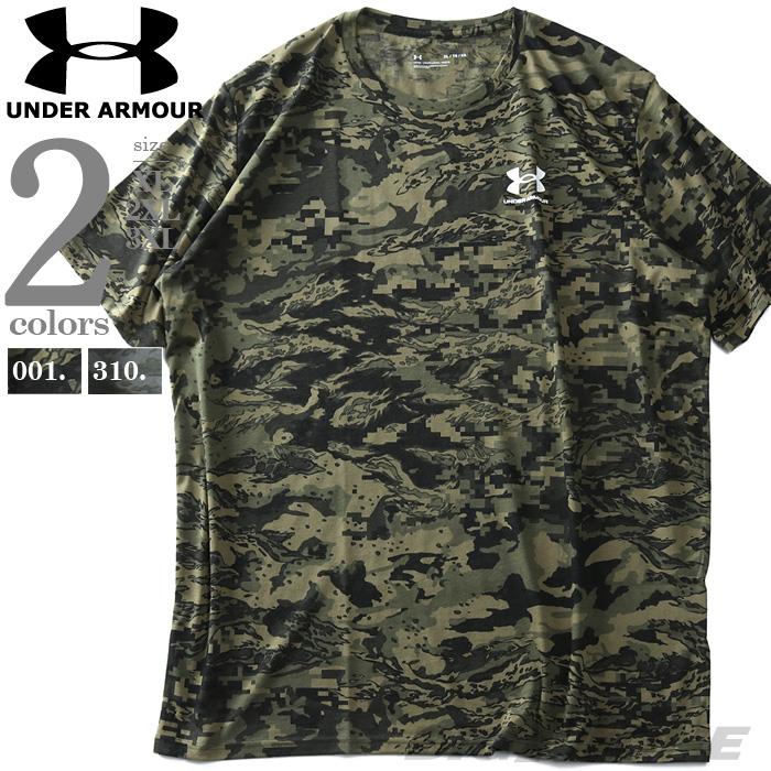 大きいサイズと大きい服のメンズ通販【ビッグエムワン】【sh0519】大きいサイズ メンズ UNDER ARMOUR アンダーアーマー 迷彩柄 半袖  Tシャツ カモフラ柄 ABC CAMO USA直輸入 1357727(XL ブラック): メンズ