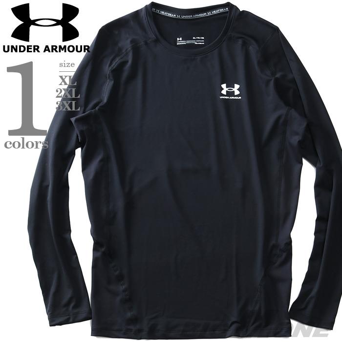 【sh0519】大きいサイズ メンズ UNDER ARMOUR アンダーアーマー ヒートギア トレーニング 長袖 Tシャツ USA直輸入 1361524