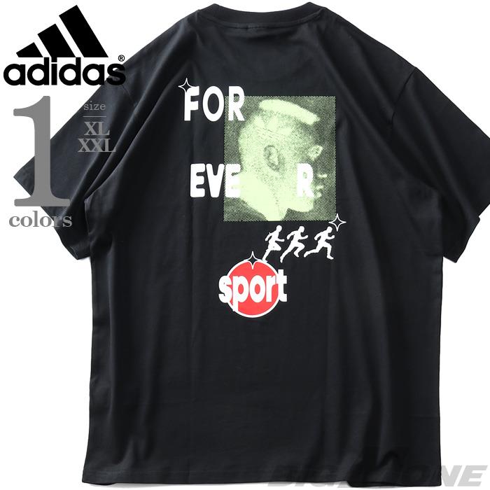 【sh0519】大きいサイズ メンズ ADIDAS アディダス 半袖 Tシャツ FOREVER SPORT USA直輸入 hc2119