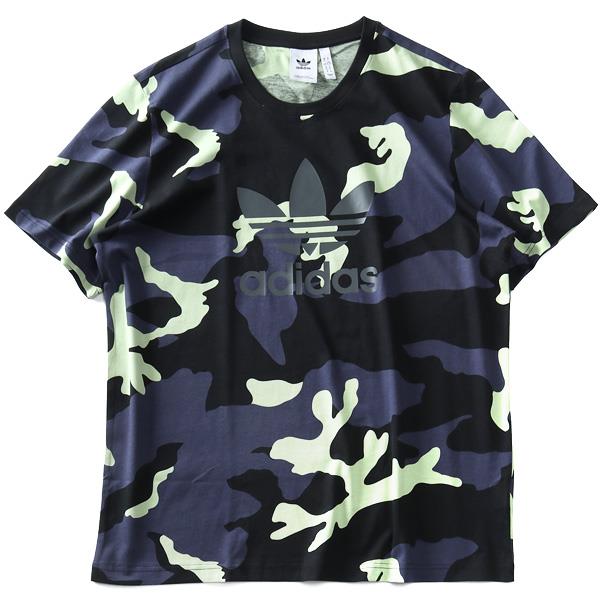 【sh0519】大きいサイズ メンズ ADIDAS アディダス 迷彩柄 半袖 Tシャツ カモフラ Camo AOP USA直輸入 hc7187