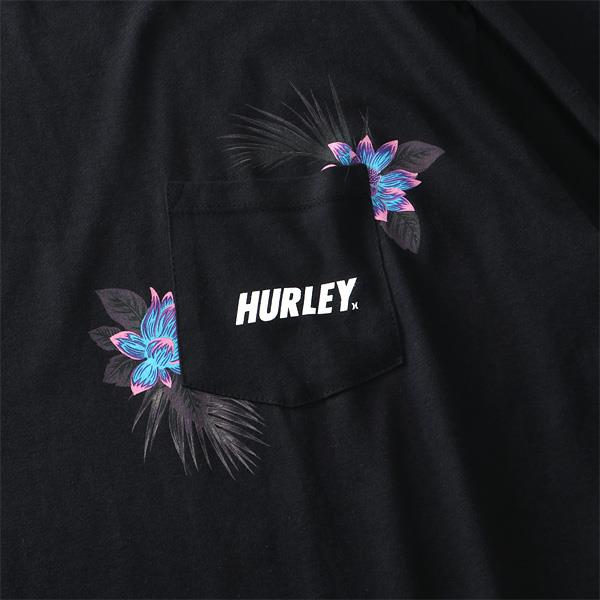 【sh0519】大きいサイズ メンズ HURLEY ハーレー ポケット付き プリント 半袖 Tシャツ USA直輸入 mts0029700