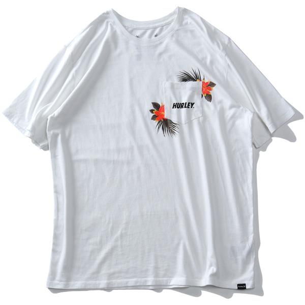 【sh0519】大きいサイズ メンズ HURLEY ハーレー ポケット付き プリント 半袖 Tシャツ USA直輸入 mts0029700