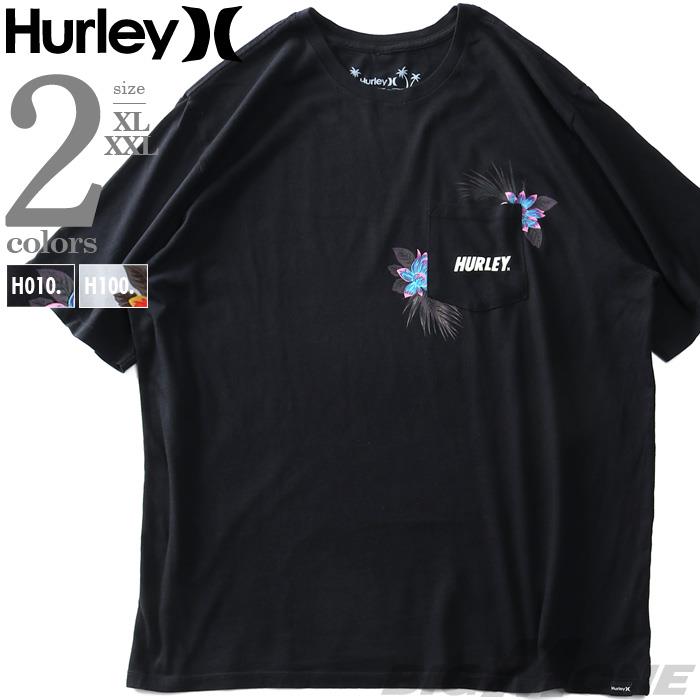 大きいサイズ メンズ HURLEY ハーレー ポケット付き プリント 半袖 Tシャツ USA直輸入 mts0029700