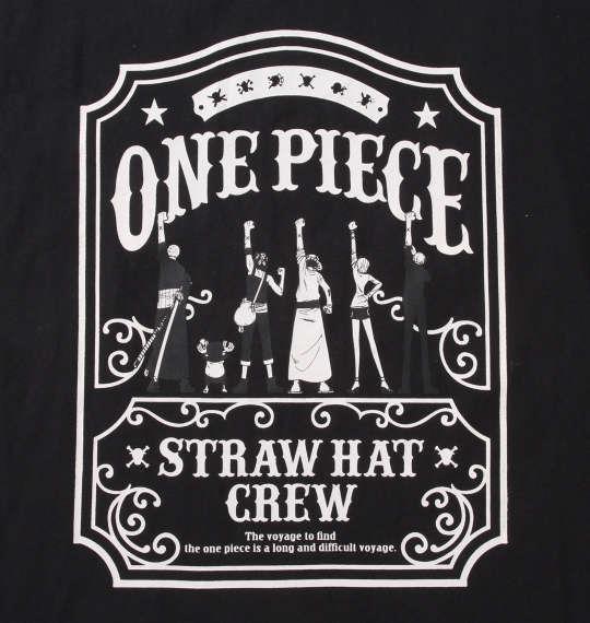 大きいサイズ メンズ ONE PIECE プリント 半袖 Tシャツ ブラック 1278-2540-2 3L 4L 5L 6L 8L