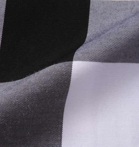 大きいサイズ メンズ OUTDOOR PRODUCTS ブロード ブロック チェック 半袖 シャツ ブラック × ホワイト 1257-2253-2 3L 4L 5L 6L 8L