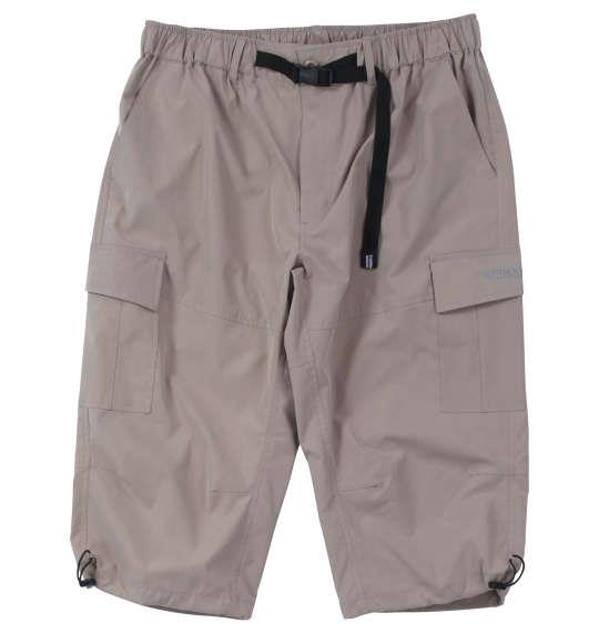 大きいサイズ メンズ OUTDOOR PRODUCTS 撥水ポリ ストレッチ カーゴ クロップド パンツ ベージュ 1254-2230-1 3L 4L 5L 6L 7L 8L