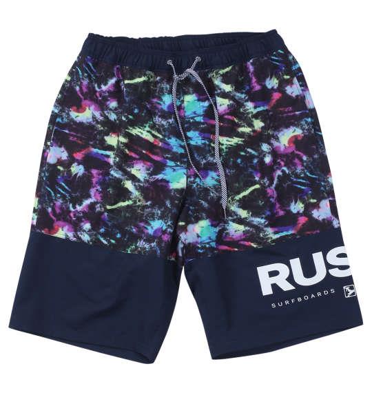 大きいサイズ メンズ RUSTY ストレッチ サーフパンツ ネイビー系 1274-2236-1 3L 4L 5L 6L 8L