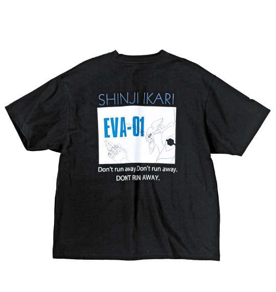 大きいサイズ メンズ F.P.O EVANGELION ポケット付 半袖 Tシャツ ブラック EVA-01 1278-2547-3 3L 4L 5L 6L 8L